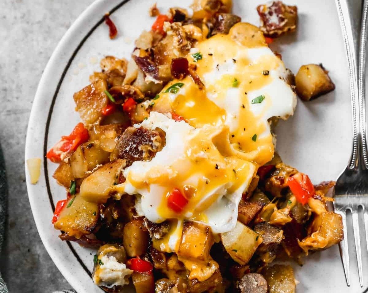Easy Breakfast Skillet Recipe Everyone Will Love top view
