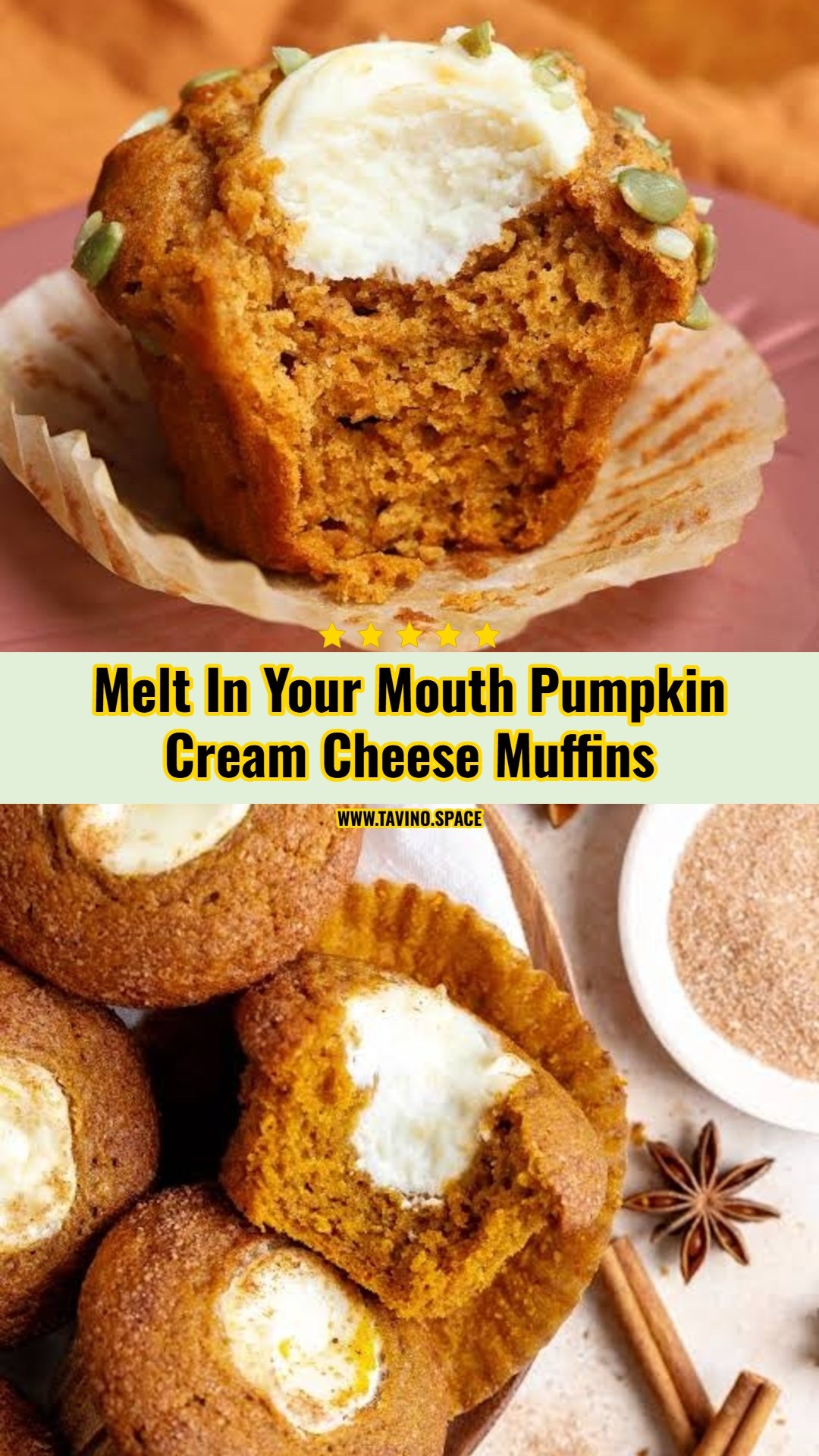 Easy Pumpkin Cream Cheese Muffins For Fall