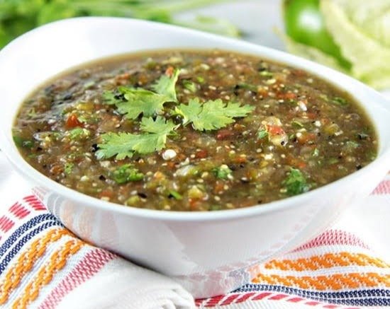 Easy Roasted Tomatillo Salsa Verde Everyone Loves suggested serving