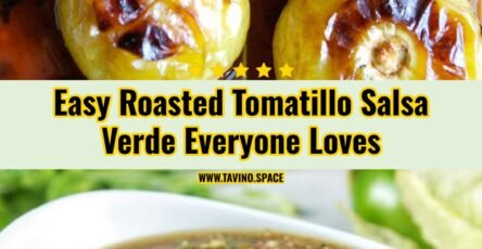 Easy Roasted Tomatillo Salsa Verde Everyone Loves