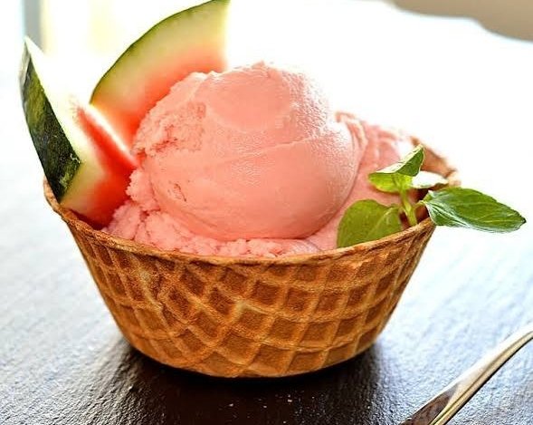 Easy Watermelon Ice Cream You Have To Try top view