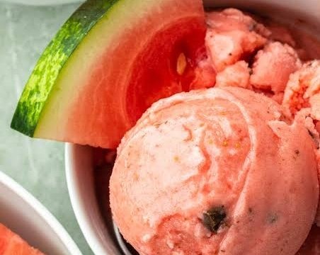 Easy Watermelon Ice Cream You Have To Try suggested serving