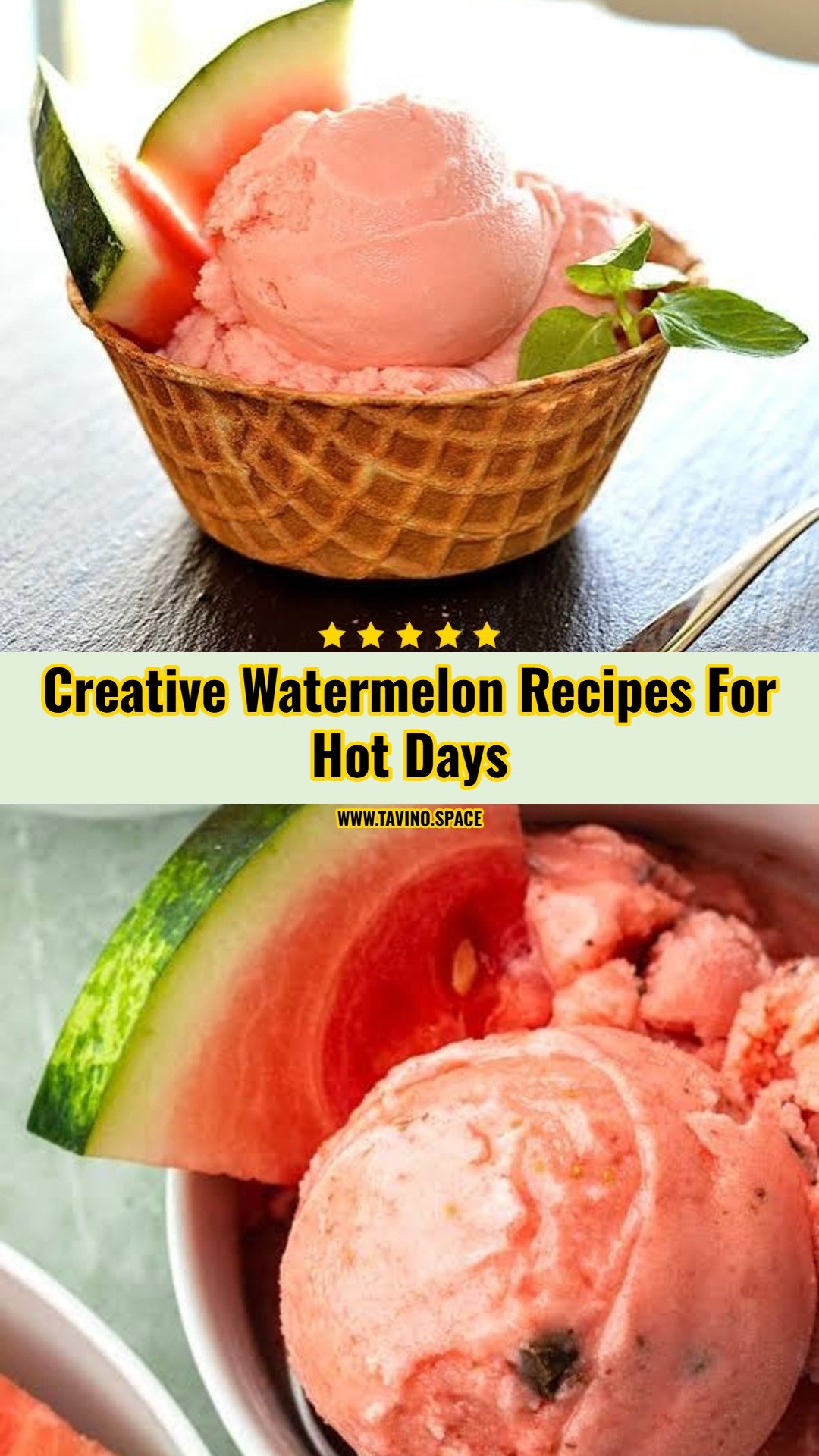 Easy Watermelon Ice Cream You Have To Try