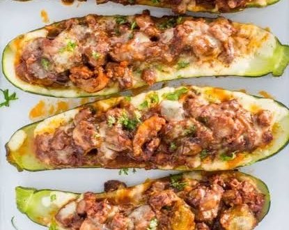 Philly cheesesteak zucchini boats recipe you will love suggested serving