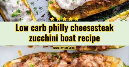 Philly cheesesteak zucchini boats recipe you will love