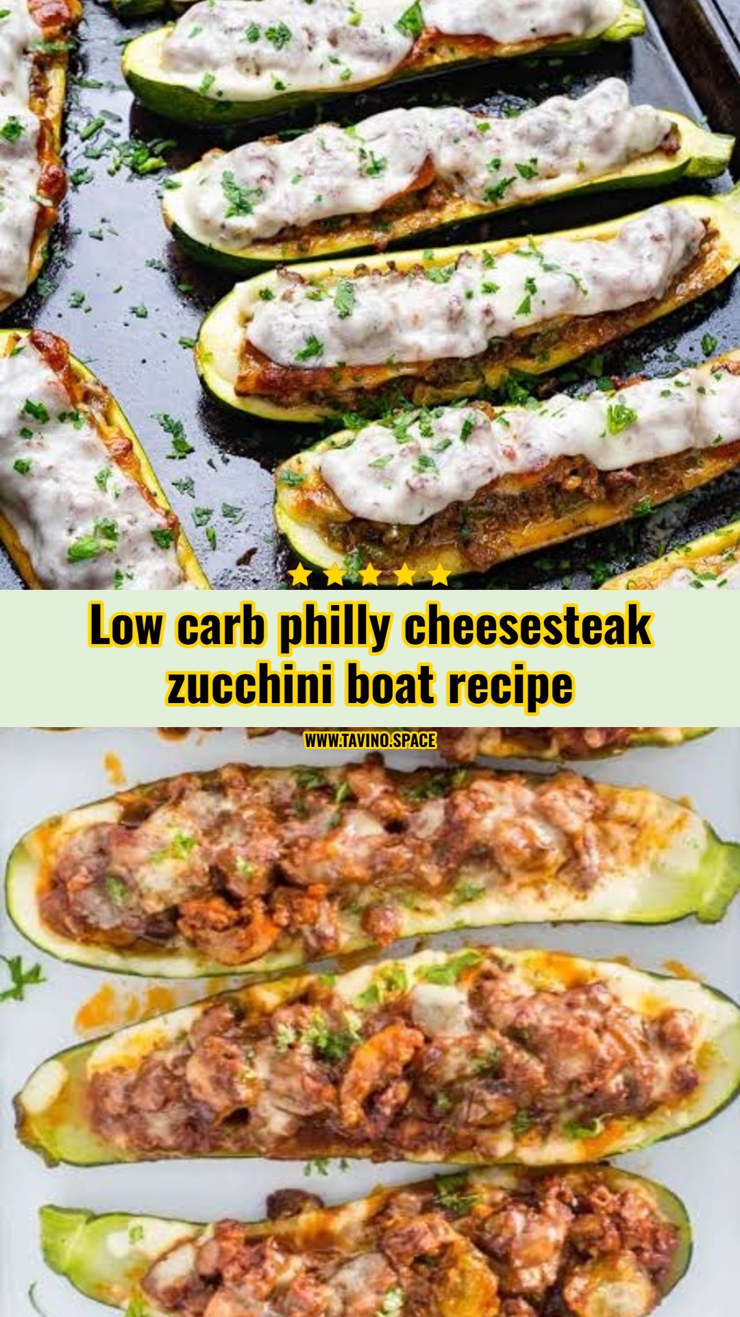 Philly cheesesteak zucchini boats recipe you will love