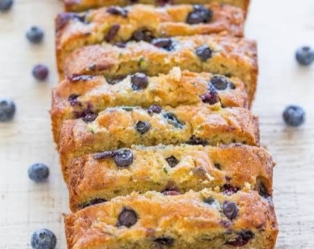 The Best Blueberry Zucchini Bread You Will Ever Make top view