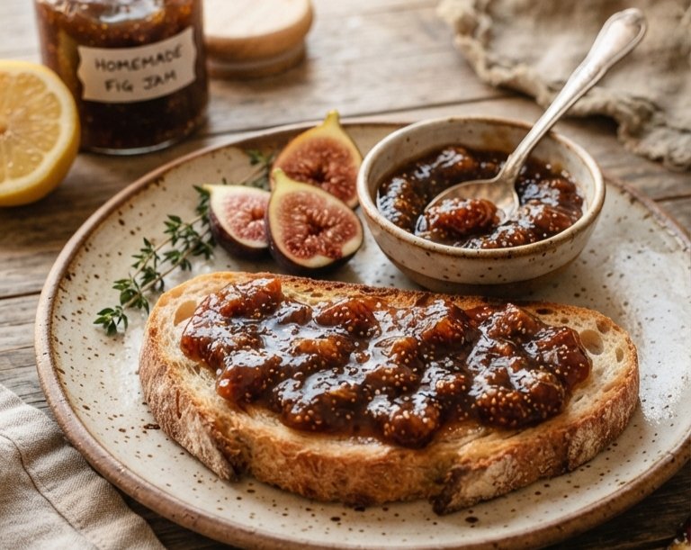 This Easy Fig Jam Recipe Is Perfect For Fall top view