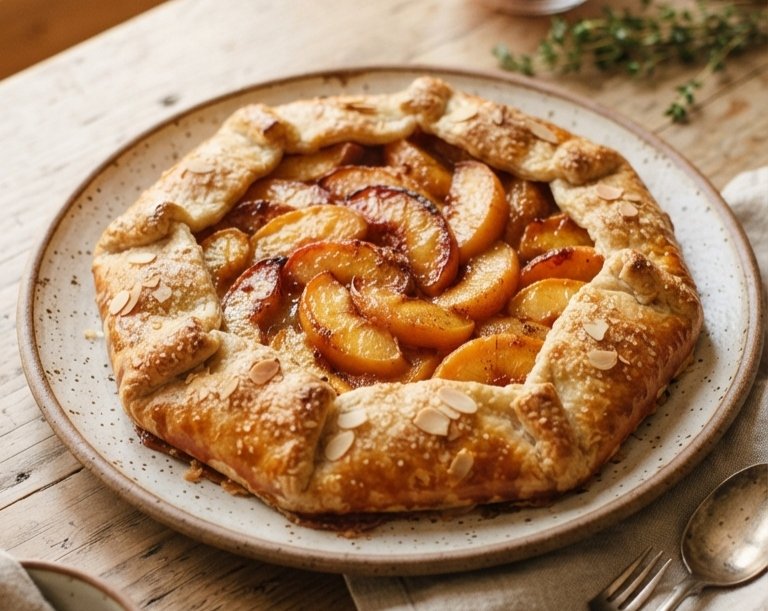 This Easy Peach Galette Is Better Than Pie top view