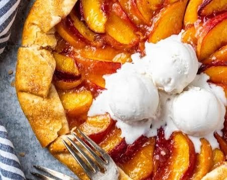 This Easy Peach Galette Is Better Than Pie suggested serving