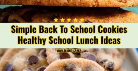 Easy Back To School Cookies Healthy School Lunch Ideas