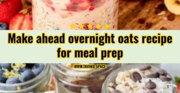 Easy overnight oats recipe for busy mornings