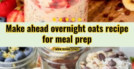 Easy overnight oats recipe for busy mornings