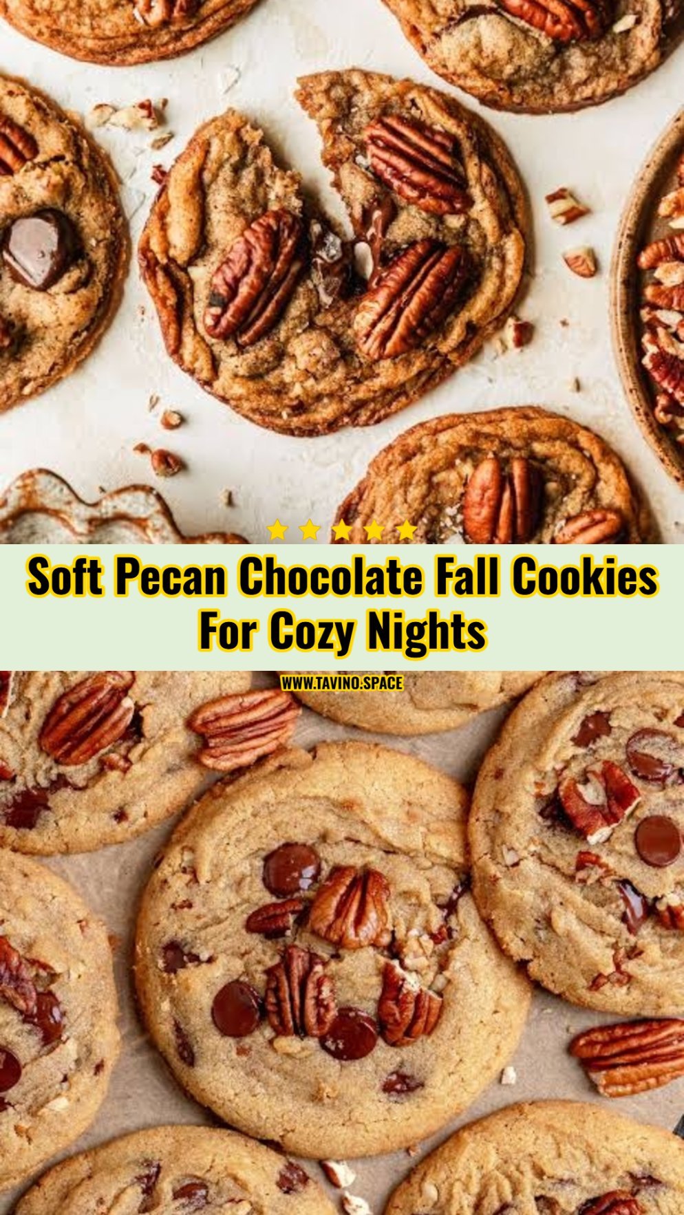 Easy Pecan Chocolate Fall Cookies Everyone Loves