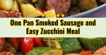 Easy Zucchini and Smoked Sausage Skillet Dinner