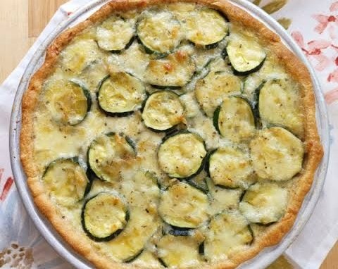 The Ultimate Zucchini Pie Dinner Everyone Loves top view