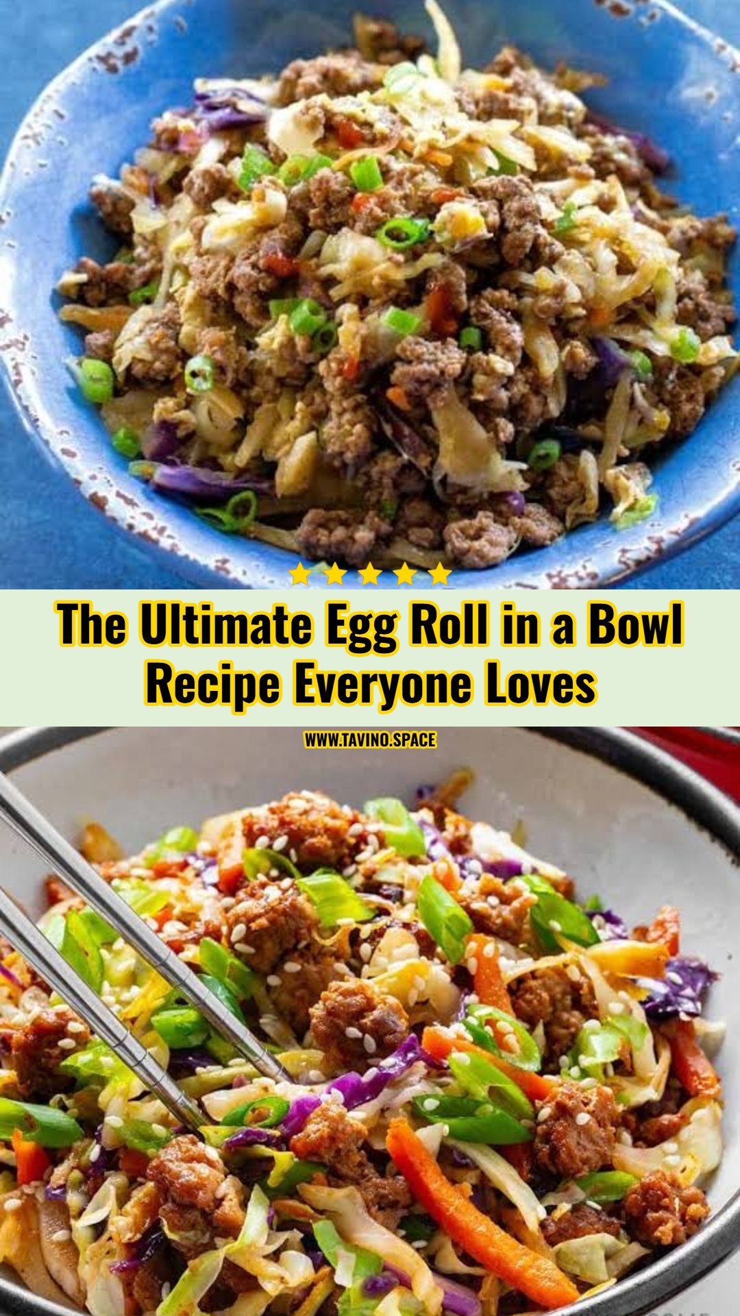 This Easy Egg Roll in a Bowl is Ready in 15 Minutes