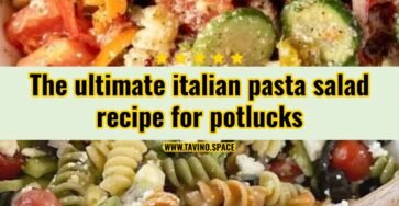 This easy italian pasta salad is the best summer side