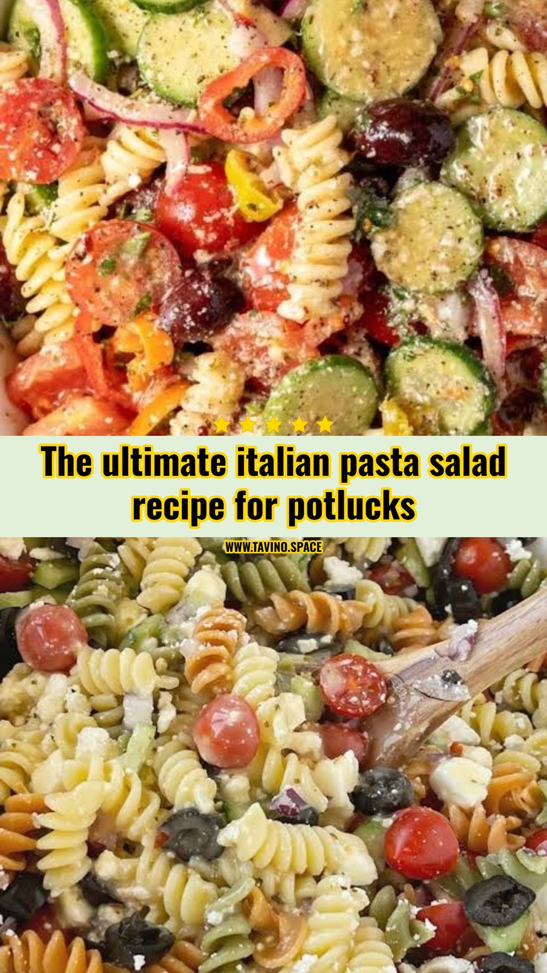 This easy italian pasta salad is the best summer side