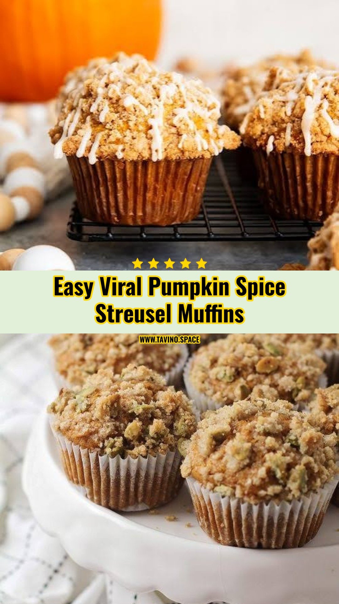 Best Brown Butter Pumpkin Spice Streusel Muffins