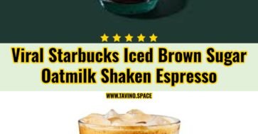 DIY Starbucks Iced Brown Sugar Oatmilk Shaken Espresso