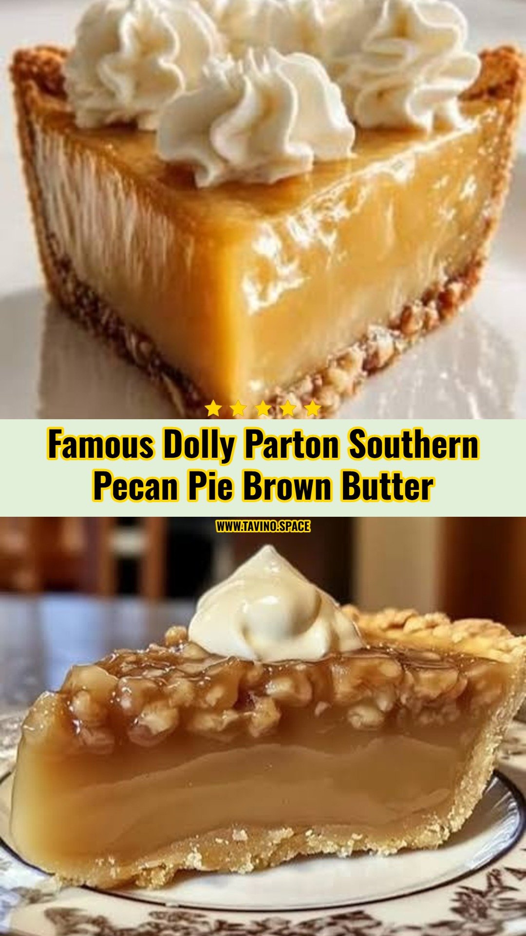 Dolly Parton Brown Butter Southern Pecan Pie