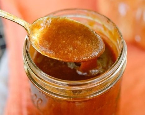 Easy 10 Minute Pumpkin Spice Syrup Recipe top view