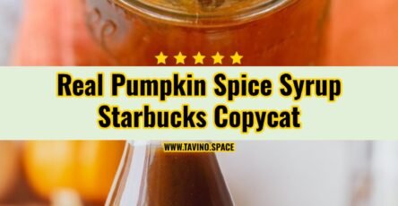 Easy 10 Minute Pumpkin Spice Syrup Recipe
