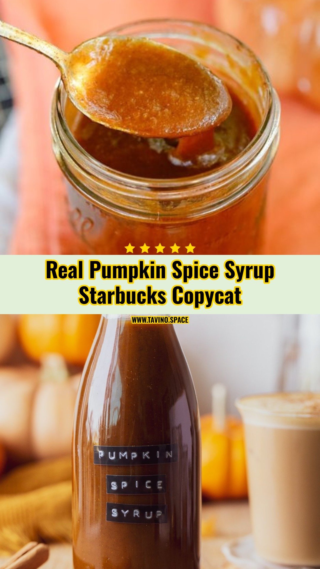 Easy 10 Minute Pumpkin Spice Syrup Recipe