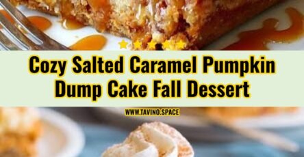 Easy 5 Ingredient Salted Caramel Pumpkin Dump Cake