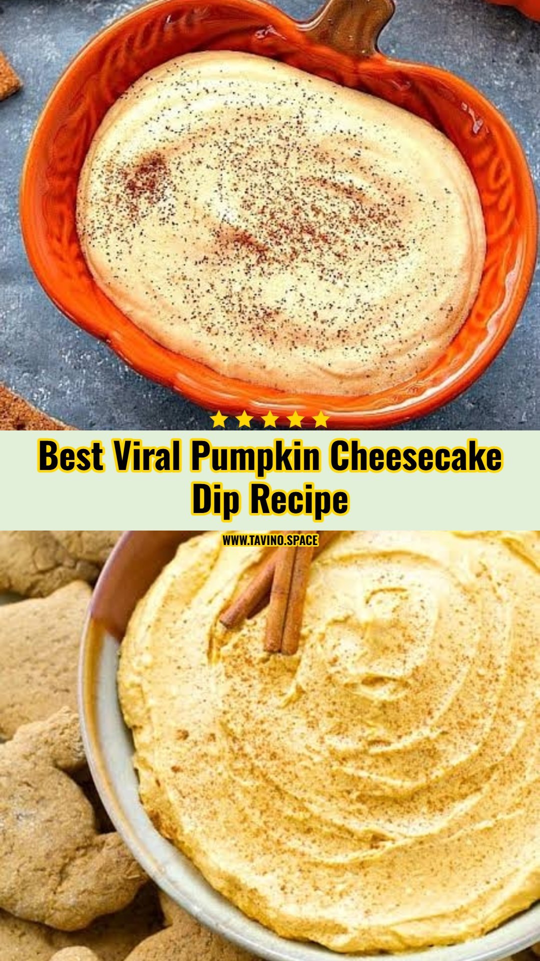 Easy 5 Minute Pumpkin Cheesecake Dip