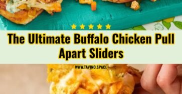 Easy Garlic Butter Buffalo Chicken Pull Apart Sliders