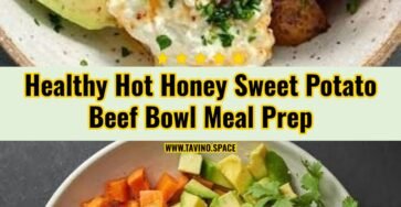 Easy Hot Honey Sweet Potato Beef Bowl Dinner