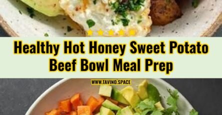 Easy Hot Honey Sweet Potato Beef Bowl Dinner