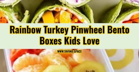 Easy Rainbow Turkey Pinwheel Bento Boxes