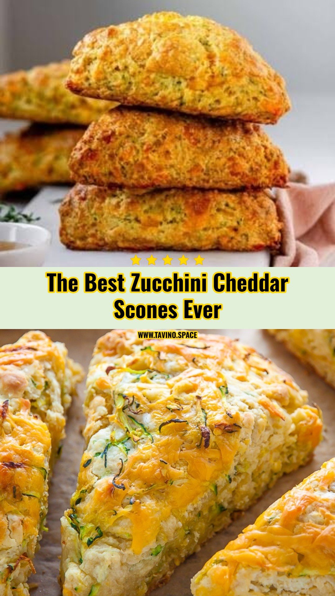 Easy Zucchini Cheddar Scones You Will Love
