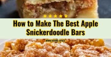 Soft and Chewy Apple Snickerdoodle Bars for Fall