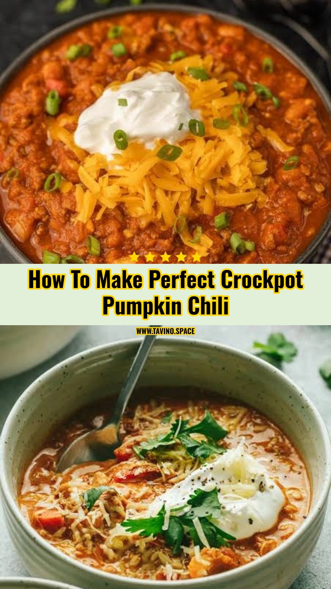 The Best Crockpot Pumpkin Chili Recipe Ever