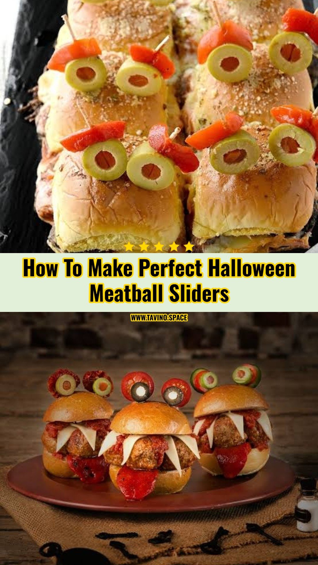 The Best Halloween Meatball Sliders Recipe Ever