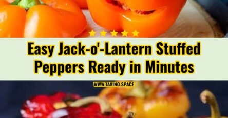 The Best Jack-o'-Lantern Stuffed Peppers Recipe Ever