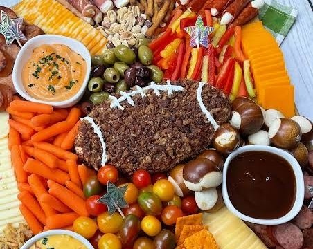 Ultimate Autumn Harvest Board For Game Day suggested serving