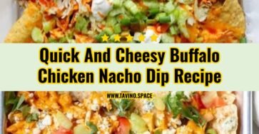 Ultimate Loaded Sheet Pan Buffalo Chicken Nacho Dip