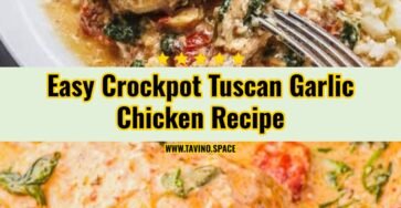 Viral Creamy Tuscan Garlic Crockpot Chicken