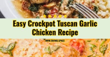 Viral Creamy Tuscan Garlic Crockpot Chicken