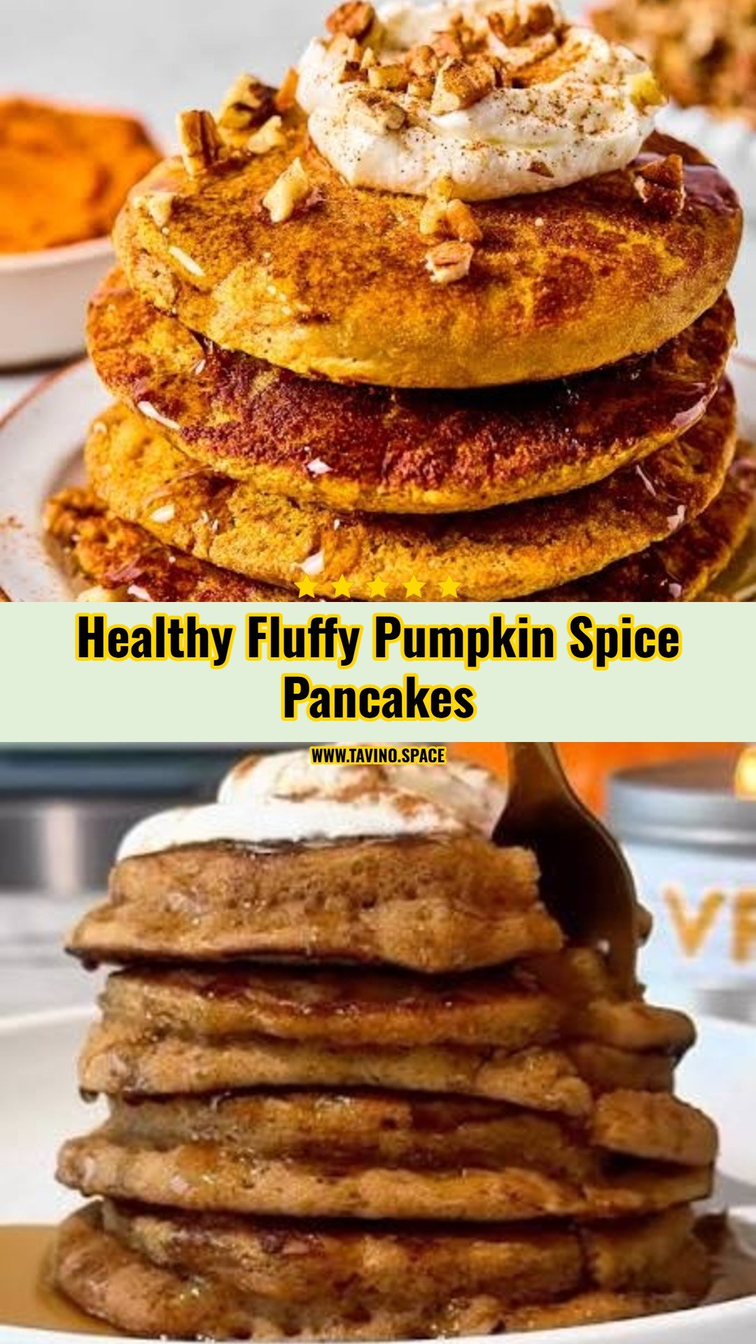 Viral Fluffy High Protein Pumpkin Spice Pancakes