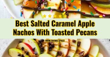 Viral Salted Caramel Apple Nachos With Pecans