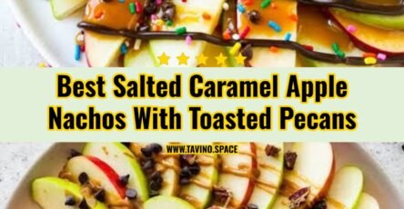 Viral Salted Caramel Apple Nachos With Pecans